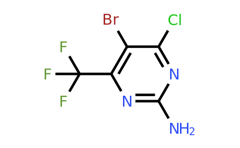 5-Bromo-4-chloro-6-(trifluoromethyl)pyrimidin-2-amine
