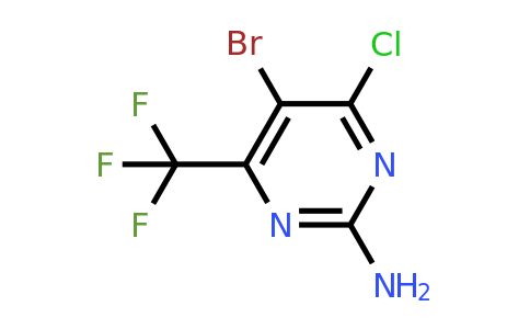 CAS 1240598-08-6 | 5-Bromo-4-chloro-6-(trifluoromethyl)pyrimidin-2-amine