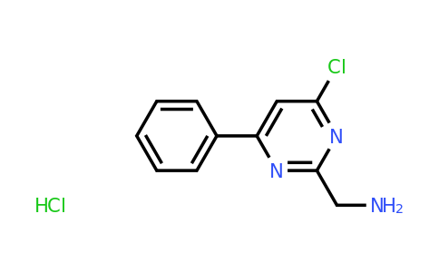 CAS 1240600-93-4 | (4-Chloro-6-phenylpyrimidin-2-YL)methanamine hydrochloride