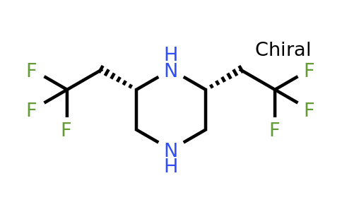 CAS 1240601-69-7 | (2R,6S)-2,6-Bis-(2,2,2-trifluoro-ethyl)-piperazine