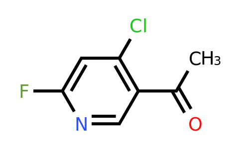 CAS 1240604-54-9 | 1-(4-Chloro-6-fluoropyridin-3-YL)ethan-1-one