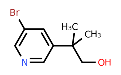 CAS 1240605-07-5 | 2-(5-Bromopyridin-3-yl)-2-methylpropan-1-ol
