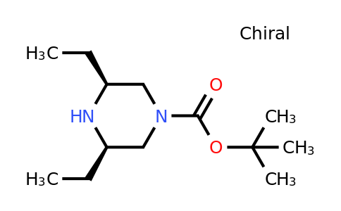 CAS 1240605-61-1 | (3R,5S)-1-N-BOC-3,5-Diethyl piperazine