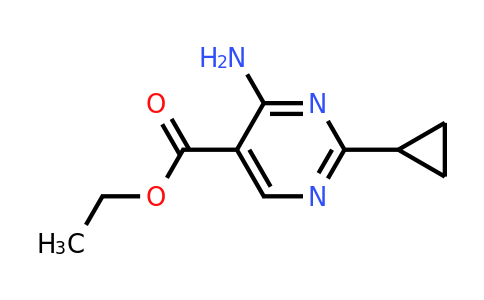 CAS 1240606-59-0 | ethyl 4-amino-2-cyclopropylpyrimidine-5-carboxylate