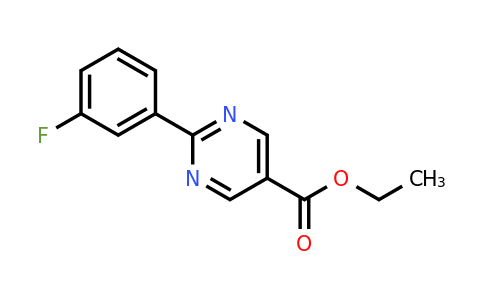 CAS 1240622-63-2 | Ethyl 2-(3-fluorophenyl)pyrimidine-5-carboxylate