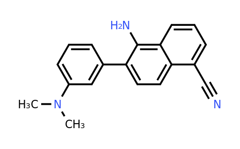 CAS 1240642-74-3 | 5-Amino-6-(3-(dimethylamino)phenyl)-1-naphthonitrile