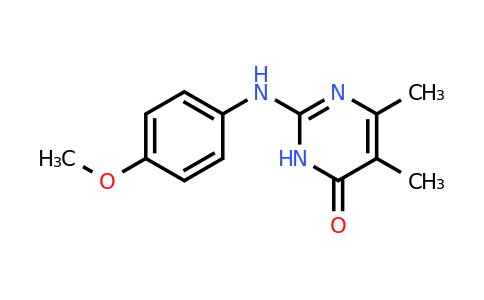 CAS 1240678-56-1 | 2-((4-Methoxyphenyl)amino)-5,6-dimethylpyrimidin-4(3H)-one
