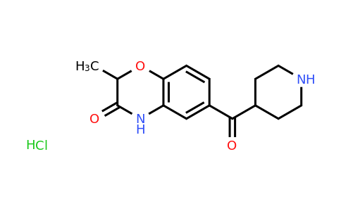 CAS 1241340-57-7 | 2-Methyl-6-(piperidine-4-carbonyl)-3,4-dihydro-2H-1,4-benzoxazin-3-one hydrochloride