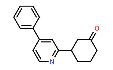 CAS 1241504-97-1 | 3-(4-phenylpyridin-2-yl)cyclohexan-1-one
