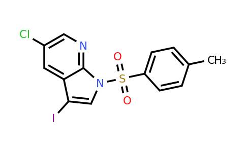 CAS 1241675-24-0 | 5-chloro-3-iodo-1-(4-methylbenzenesulfonyl)-1H-pyrrolo[2,3-b]pyridine