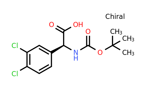 CAS 1241678-17-0 | (2S)-2-(3,4-Dichlorophenyl)-2-[(tert-butoxy)carbonylamino]acetic acid
