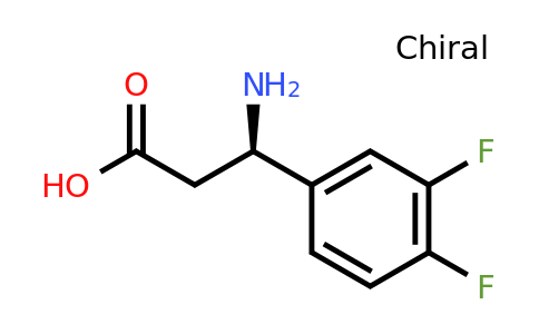 CAS 1241679-26-4 | (3R)-3-Amino-3-(3,4-difluorophenyl)propanoic acid