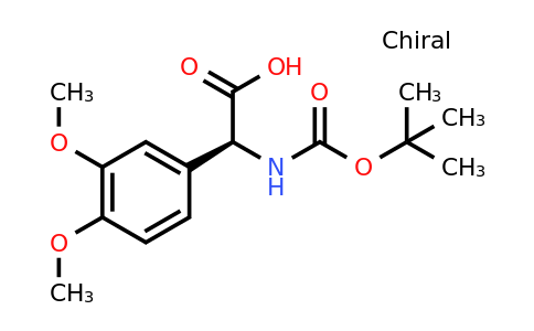 CAS 1241679-46-8 | (2S)-2-(3,4-Dimethoxyphenyl)-2-[(tert-butoxy)carbonylamino]acetic acid