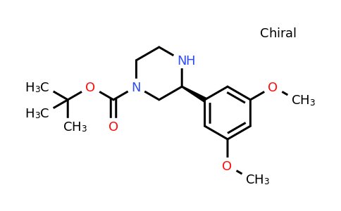 CAS 1241681-14-0 | (S)-3-(3,5-Dimethoxy-phenyl)-piperazine-1-carboxylic acid tert-butyl ester