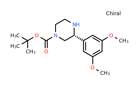 CAS 1241681-20-8 | (R)-3-(3,5-Dimethoxy-phenyl)-piperazine-1-carboxylic acid tert-butyl ester