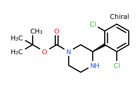 CAS 1241681-67-3 | (R)-3-(2,6-Dichloro-phenyl)-piperazine-1-carboxylic acid tert-butyl ester