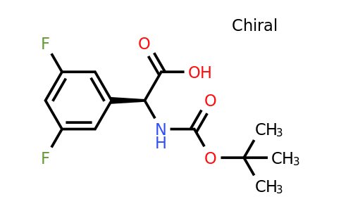 CAS 1241682-97-2 | (2S)-2-(3,5-Difluorophenyl)-2-[(tert-butoxy)carbonylamino]acetic acid