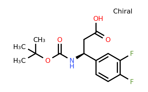 CAS 1241682-99-4 | (S)-3-Tert-butoxycarbonylamino-3-(3,4-difluoro-phenyl)-propionic acid