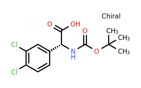 CAS 1241683-86-2 | (2R)-2-(3,4-Dichlorophenyl)-2-[(tert-butoxy)carbonylamino]acetic acid