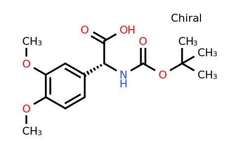 CAS 1241683-89-5 | (2R)-2-(3,4-Dimethoxyphenyl)-2-[(tert-butoxy)carbonylamino]acetic acid
