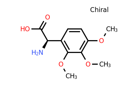 CAS 1241683-97-5 | (2R)-2-Amino-2-(2,3,4-trimethoxyphenyl)acetic acid