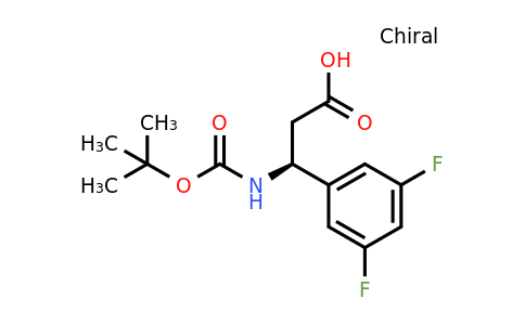 CAS 1241684-09-2 | (S)-3-Tert-butoxycarbonylamino-3-(3,5-difluoro-phenyl)-propionic acid