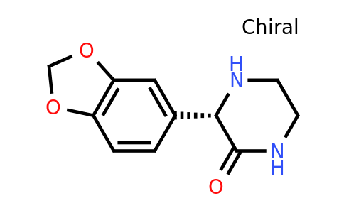 CAS 1241684-10-5 | (S)-3-Benzo[1,3]dioxol-5-YL-piperazin-2-one