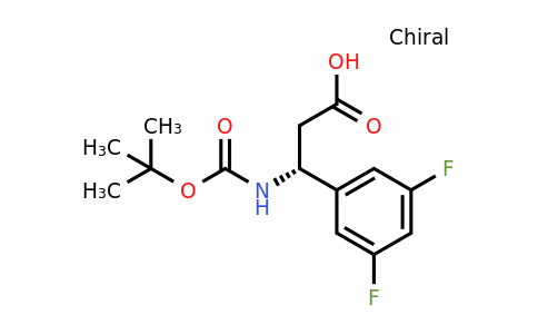CAS 1241684-11-6 | (R)-3-Tert-butoxycarbonylamino-3-(3,5-difluoro-phenyl)-propionic acid
