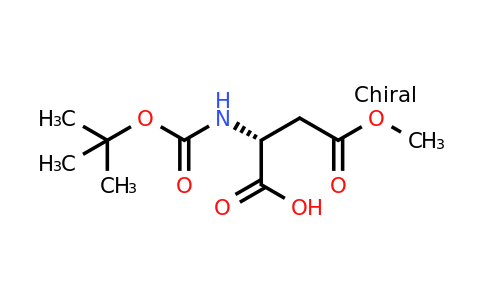 CAS 124184-67-4 | (2R)-2-(tert-butoxycarbonylamino)-4-methoxy-4-oxo-butanoic acid