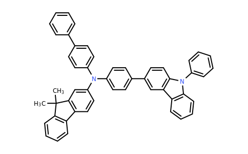 N-([1,1'-Biphenyl]-4-yl)-9,9-dimethyl-N-(4-(9-phenyl-9H-carbazol-3-yl)phenyl)-9H-fluoren-2-amine