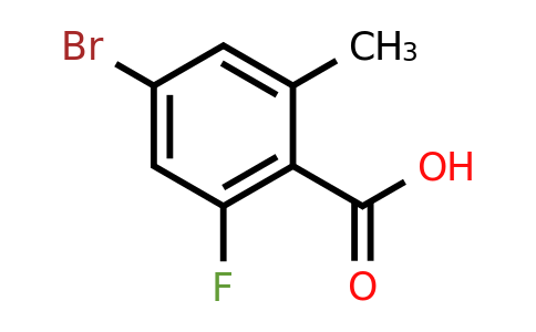 CAS 1242157-23-8 | 4-bromo-2-fluoro-6-methylbenzoic acid