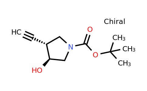 CAS 1242166-85-3 | tert-butyl trans-3-ethynyl-4-hydroxypyrrolidine-1-carboxylate