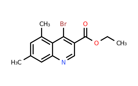 CAS 1242260-06-5 | Ethyl 4-bromo-5,7-dimethylquinoline-3-carboxylate