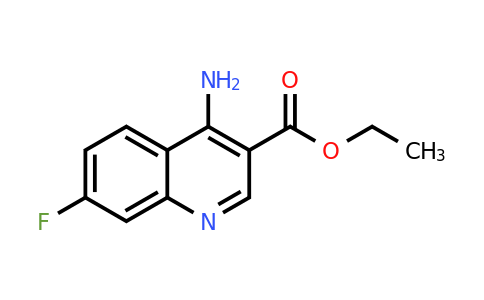 CAS 1242260-08-7 | Ethyl 4-amino-7-fluoroquinoline-3-carboxylate