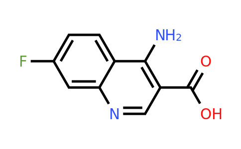CAS 1242260-40-7 | 4-Amino-7-fluoroquinoline-3-carboxylic acid