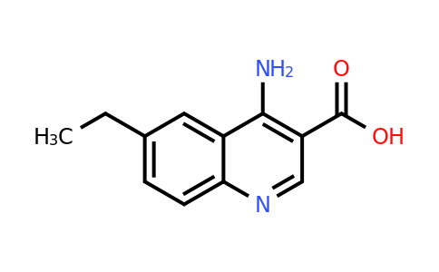 CAS 1242260-53-2 | 4-Amino-6-ethylquinoline-3-carboxylic acid