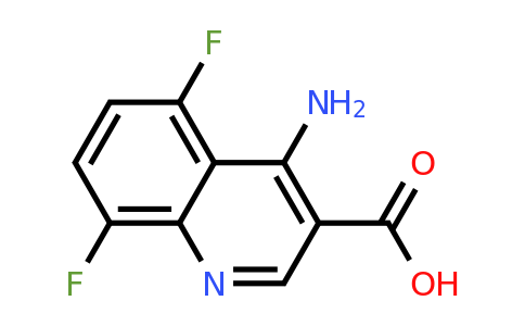 CAS 1242260-55-4 | 4-Amino-5,8-difluoroquinoline-3-carboxylic acid