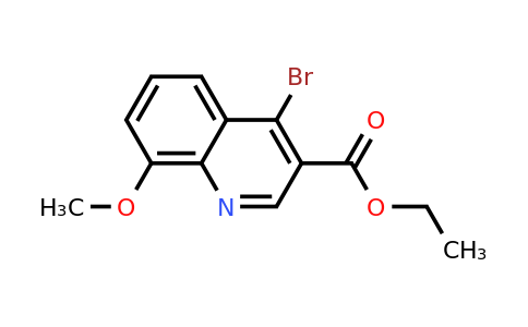 CAS 1242260-60-1 | Ethyl 4-bromo-8-methoxyquinoline-3-carboxylate