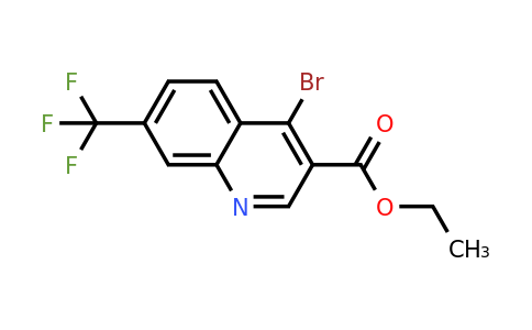 CAS 1242260-62-3 | Ethyl 4-bromo-7-(trifluoromethyl)quinoline-3-carboxylate
