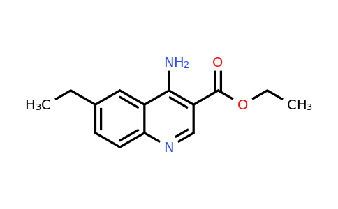 CAS 1242260-76-9 | Ethyl 4-amino-6-ethylquinoline-3-carboxylate