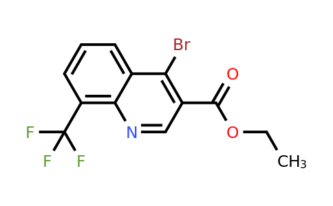 CAS 1242260-78-1 | Ethyl 4-bromo-8-(trifluoromethyl)quinoline-3-carboxylate