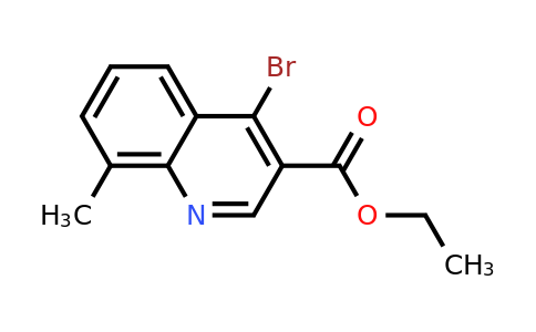 CAS 1242260-83-8 | Ethyl 4-bromo-8-methylquinoline-3-carboxylate