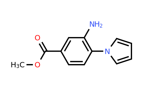 CAS 1242267-86-2 | Methyl 3-amino-4-(1H-pyrrol-1-yl)benzoate