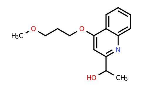 CAS 1242334-51-5 | 1-(4-(3-Methoxypropoxy)quinolin-2-yl)ethanol