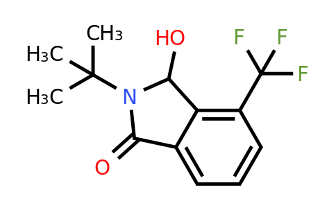 CAS 1242336-58-8 | 2-(tert-Butyl)-3-hydroxy-4-(trifluoromethyl)isoindolin-1-one