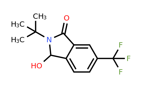 CAS 1242336-60-2 | 2-(tert-Butyl)-3-hydroxy-6-(trifluoromethyl)isoindolin-1-one