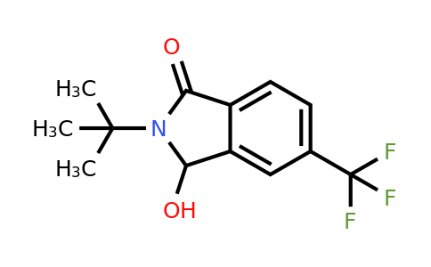 CAS 1242336-73-7 | 2-(tert-Butyl)-3-hydroxy-5-(trifluoromethyl)isoindolin-1-one