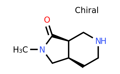 CAS 1242336-75-9 | (3AR,7AR)-2-Methyl-octahydro-3H-pyrrolo[3,4-C]pyridin-3-one