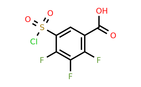 CAS 1242338-92-6 | 5-(chlorosulfonyl)-2,3,4-trifluorobenzoic acid