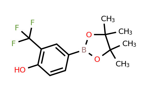 CAS 1243143-45-4 | 4-(4,4,5,5-Tetramethyl-1,3,2-dioxaborolan-2-YL)-2-(trifluoromethyl)phenol